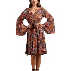 Boho Dresses for Women|Beach Wear|Border Print