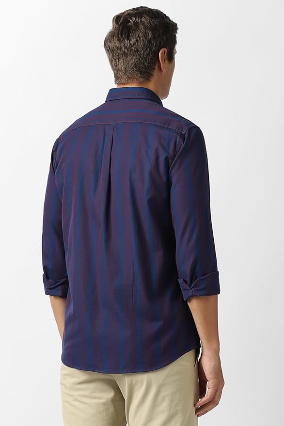 Van Heusen Men's Striped Slim Fit Casual Shirt - Image 3