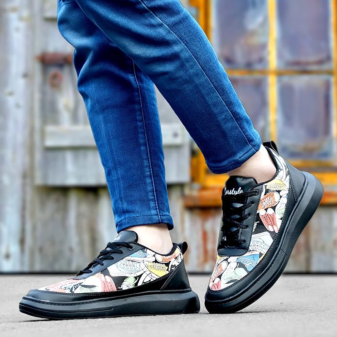 Men Casual College Sneakers Comfortable Fancy Shoes for Men - Image 5
