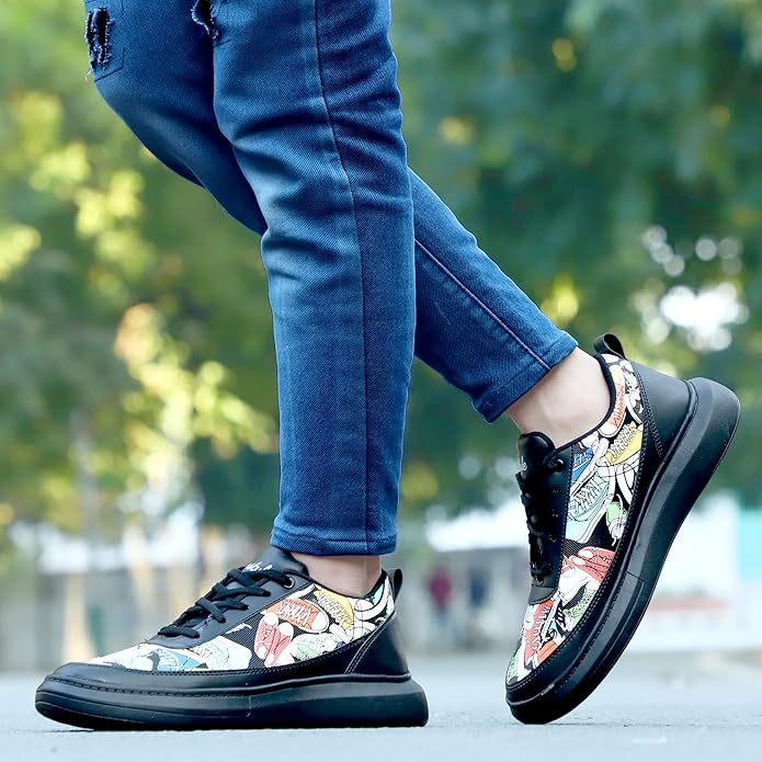 Men Casual College Sneakers Comfortable Fancy Shoes for Men - Image 6