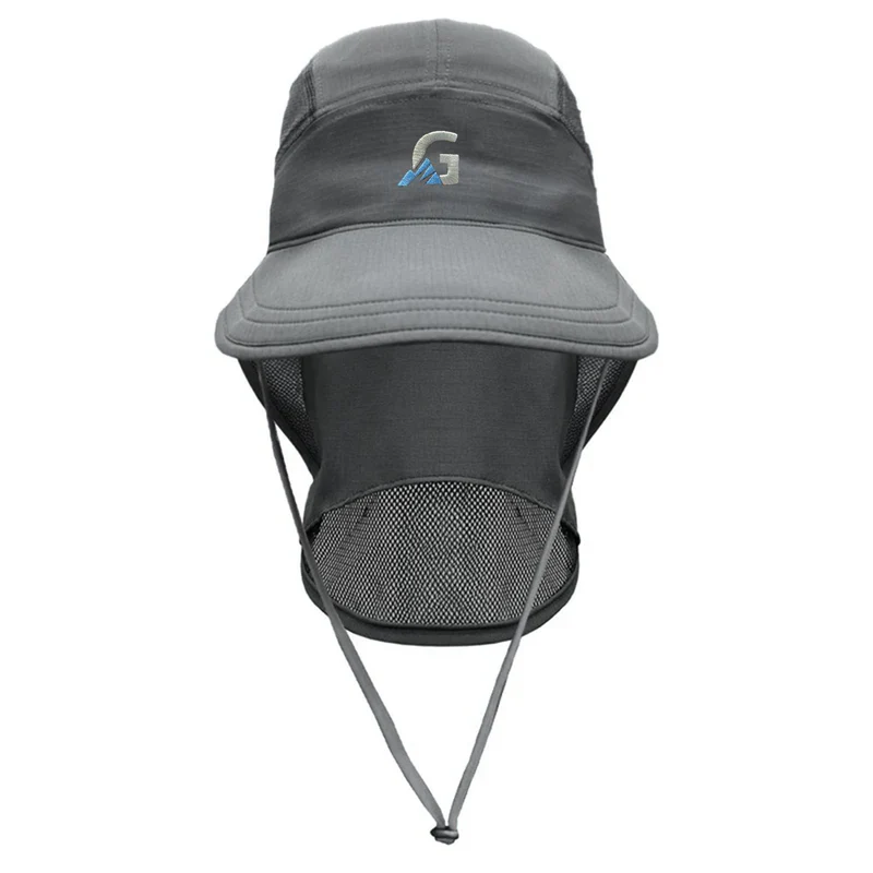 Kaza Sun Cap with Neck Cover - Image 3