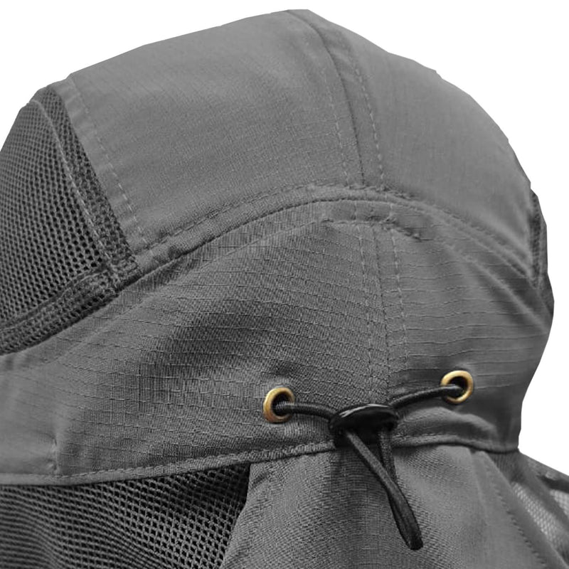Kaza Sun Cap with Neck Cover - Image 6